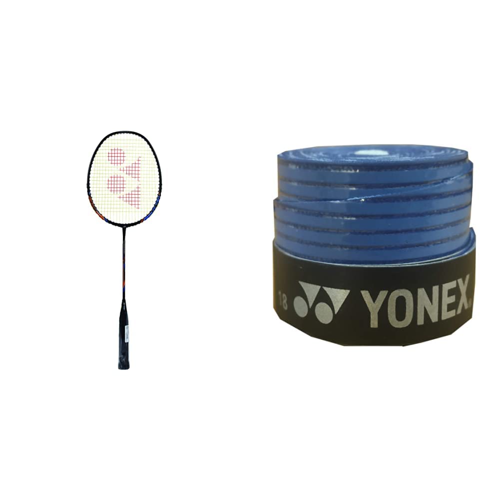 Yonex Nanoray Light 18i Graphite Badminton Racquet with Free Full Cover (77 Grams, 30 Lbs Tension, Black)