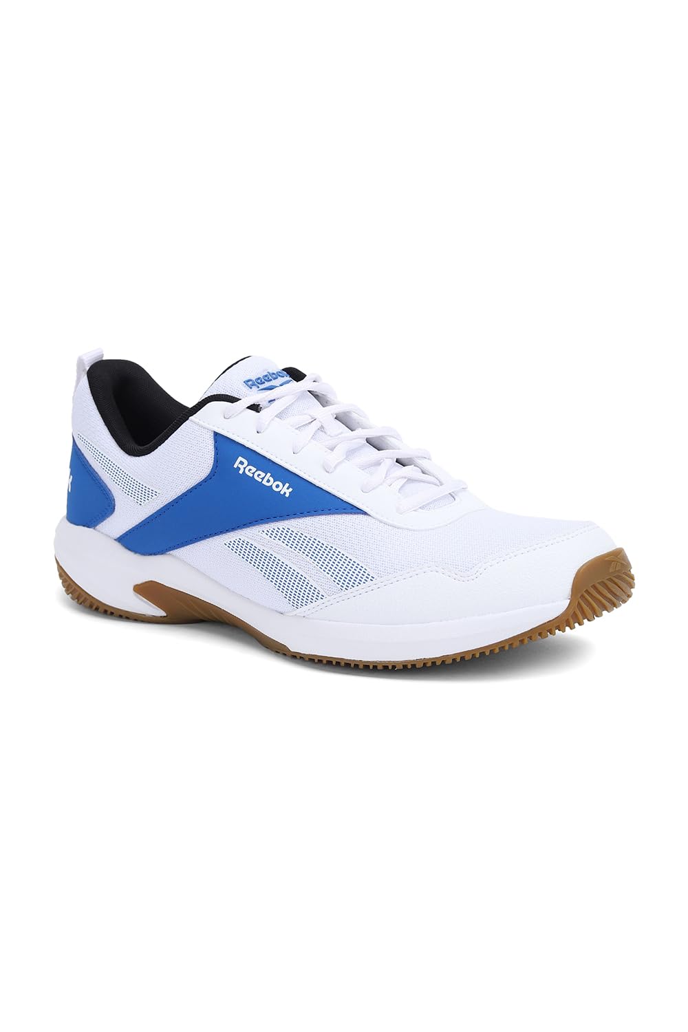 Reebok Men's Badminton Shoes Cushioned Non-Marking Indoor Sports Shoes for Men | Lightweight Flexible Court Shoe | Badminton, Tennis & Indoor Sports | Courtflex M
