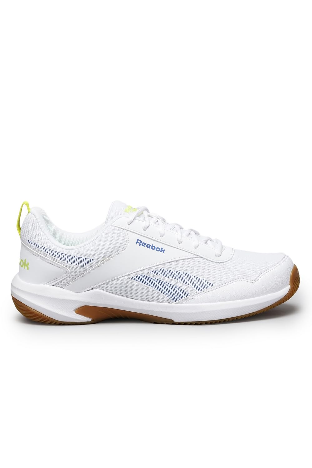Reebok Men's Badminton Shoes Cushioned Non-Marking Indoor Sports Shoes for Men | Lightweight Flexible Court Shoe | Badminton, Tennis & Indoor Sports | Courtflex M