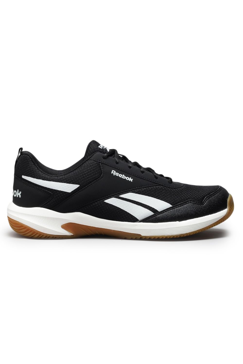 Reebok Men's Badminton Shoes Cushioned Non-Marking Indoor Sports Shoes for Men | Lightweight Flexible Court Shoe | Badminton, Tennis & Indoor Sports | Courtflex M