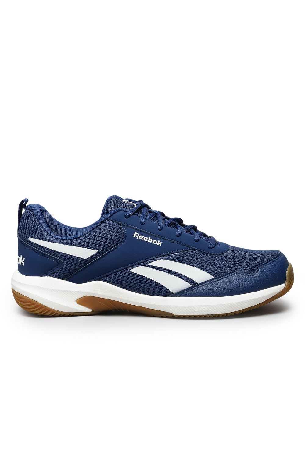 Reebok Men's Badminton Shoes Cushioned Non-Marking Indoor Sports Shoes for Men | Lightweight Flexible Court Shoe | Badminton, Tennis & Indoor Sports | Courtflex M