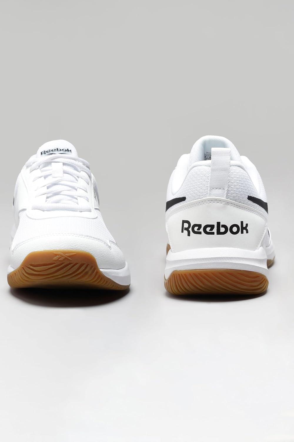 Reebok Men's Badminton Shoes Cushioned Non-Marking Indoor Sports Shoes for Men | Lightweight Flexible Court Shoe | Badminton, Tennis & Indoor Sports | Courtflex M