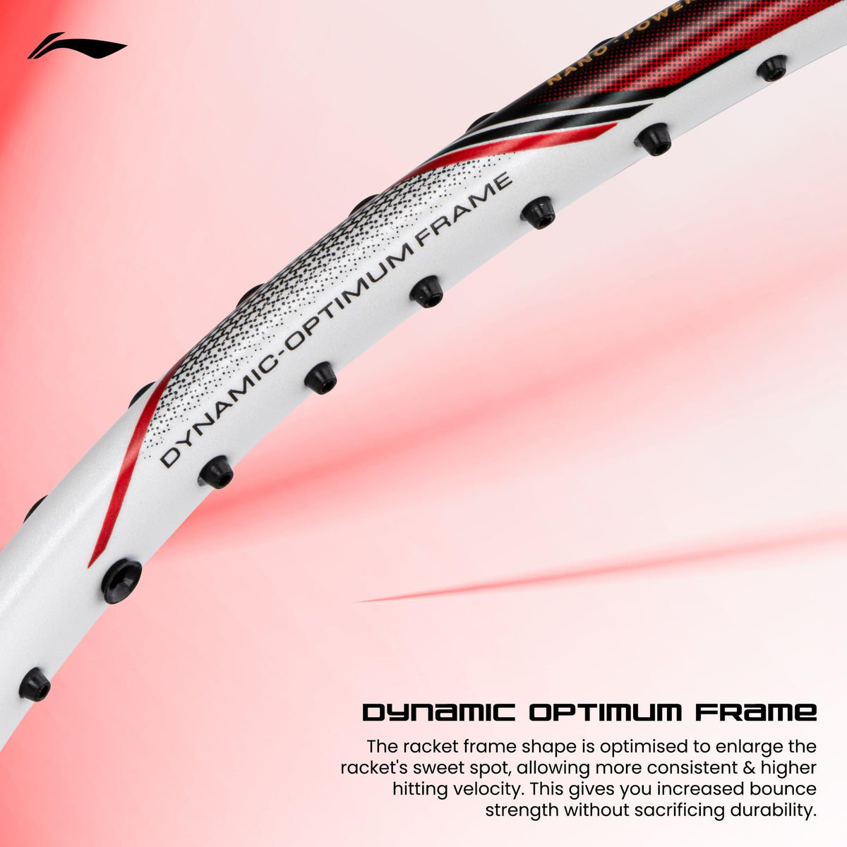 Li-Ning G-Force 5k Superlite Badminton Racket with Full Cover | 78 Grams | Max Tension : ≤30 lbs | Enhanced Control, Fast Swing Speed & Aero Frame Tech