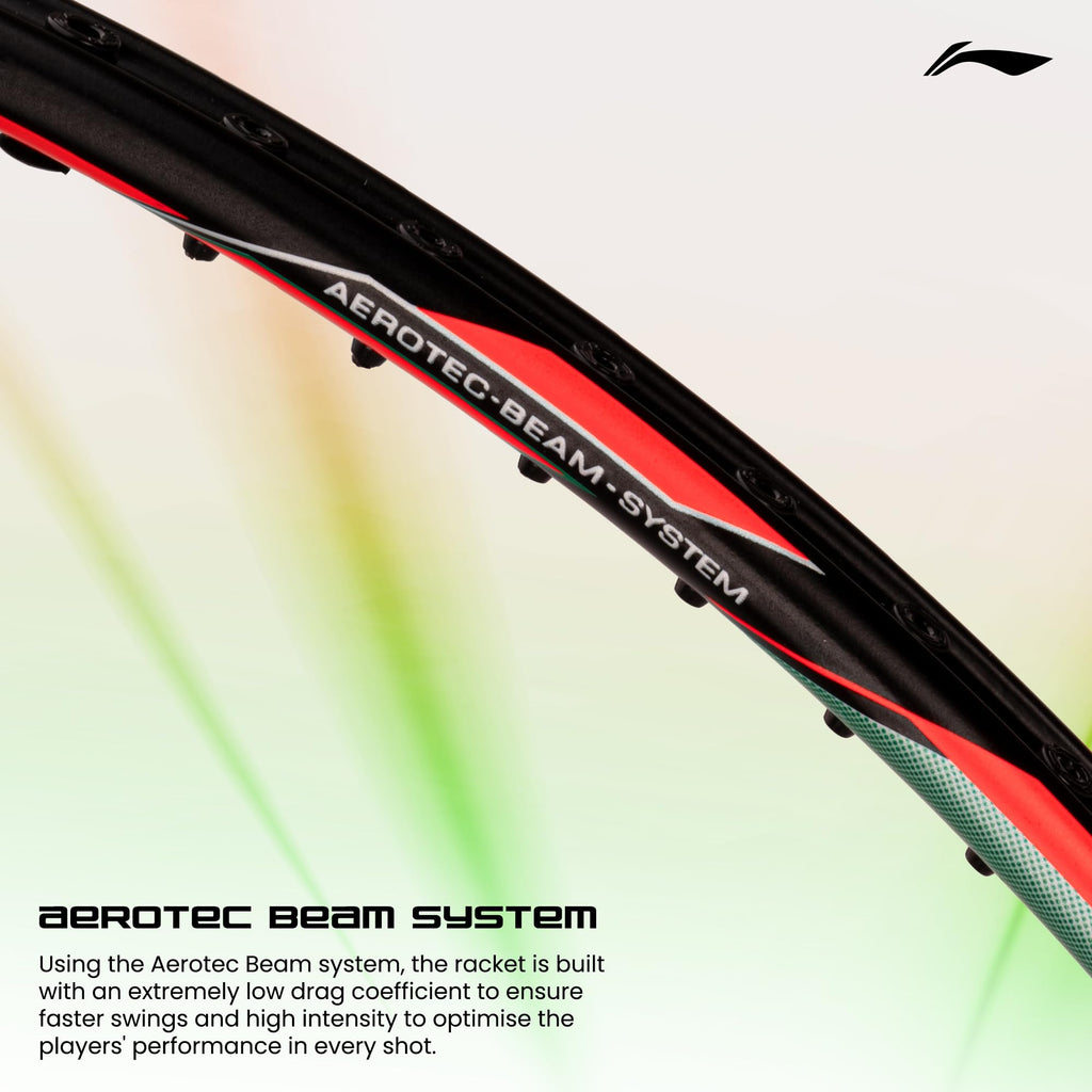 Li-Ning G-Force 5k Superlite Badminton Racket with Full Cover | 78 Grams | Max Tension : ≤30 lbs | Enhanced Control, Fast Swing Speed & Aero Frame Tech