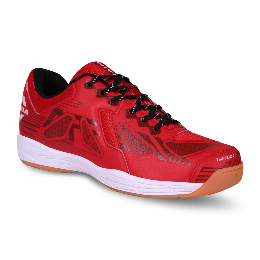 Nivia Appeal 4.0 Non-Marking Badminton Shoes for Men, Duofoam Midsole, Hexa-Grip Outsole, Breathable Mesh Upper, Neutral Arch Fit, Lightweight Cushioning & Stability