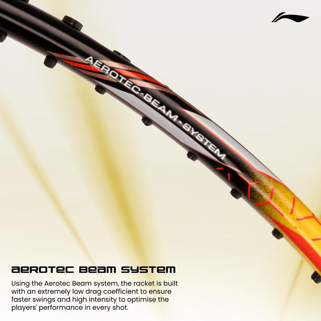 Li-Ning G-Force 5k Superlite Badminton Racket with Full Cover | 78 Grams | Max Tension : ≤30 lbs | Enhanced Control, Fast Swing Speed & Aero Frame Tech