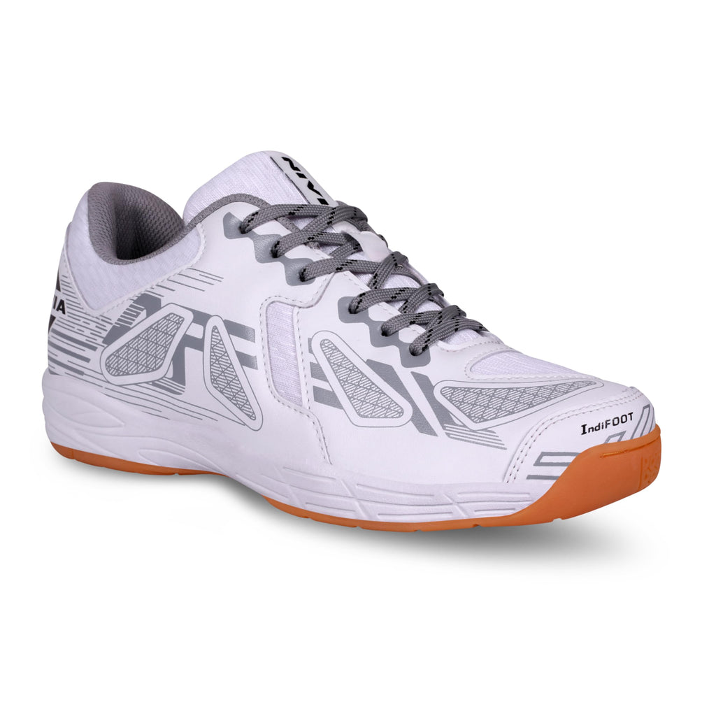 Nivia Appeal 4.0 Non-Marking Badminton Shoes for Men, Duofoam Midsole, Hexa-Grip Outsole, Breathable Mesh Upper, Neutral Arch Fit, Lightweight Cushioning & Stability
