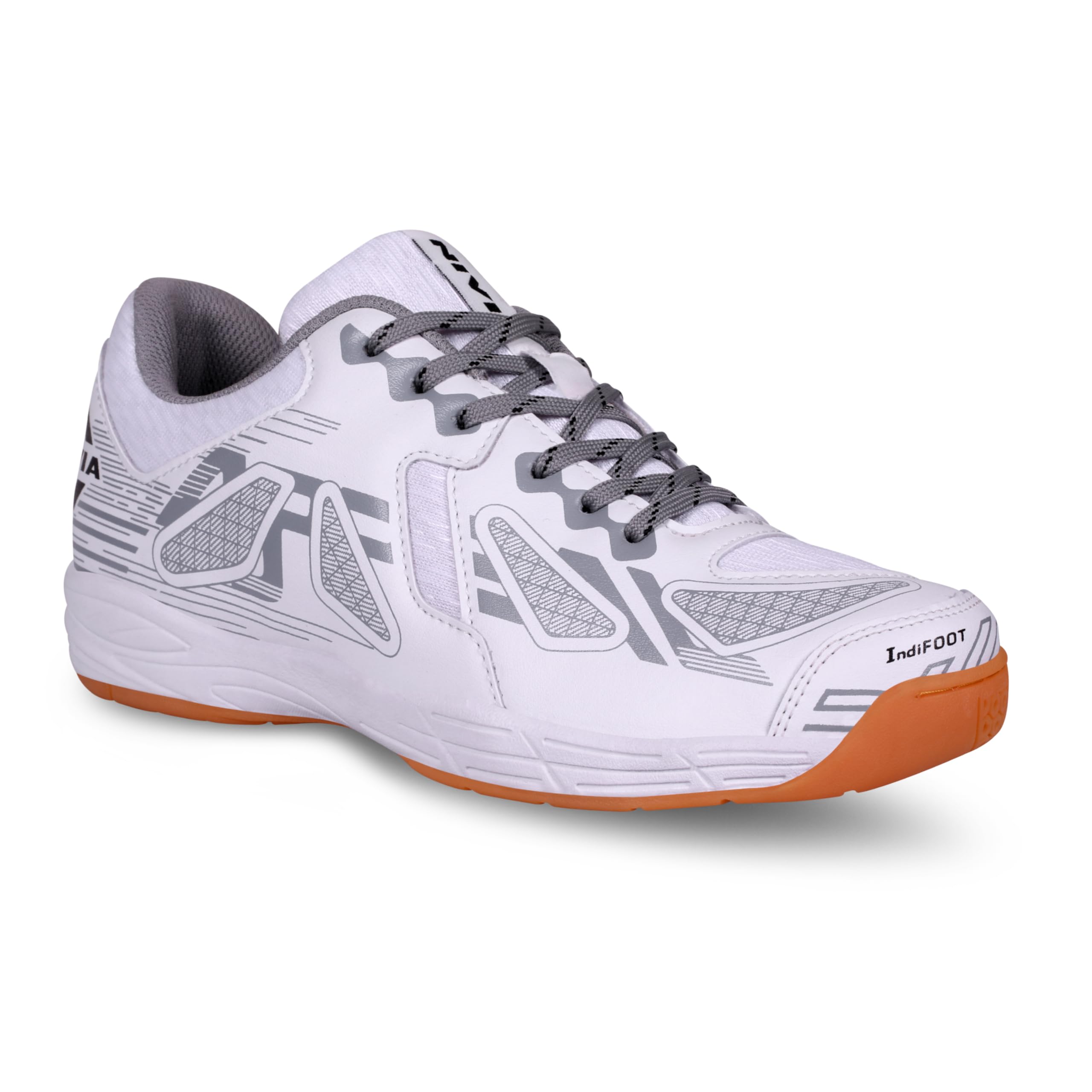 Nivia Appeal 4.0 Non-Marking Badminton Shoes for Men, Duofoam Midsole, Hexa-Grip Outsole, Breathable Mesh Upper, Neutral Arch Fit, Lightweight Cushioning & Stability
