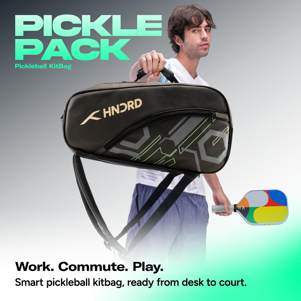 HUNDRED Pickle Pack Pickleball Kit Bag | Spacious Paddle Sports Kit Bag with Large Compartment for Paddles, Shoes & Gear – Ideal for Sports, Gym & Travel | Unisex Design