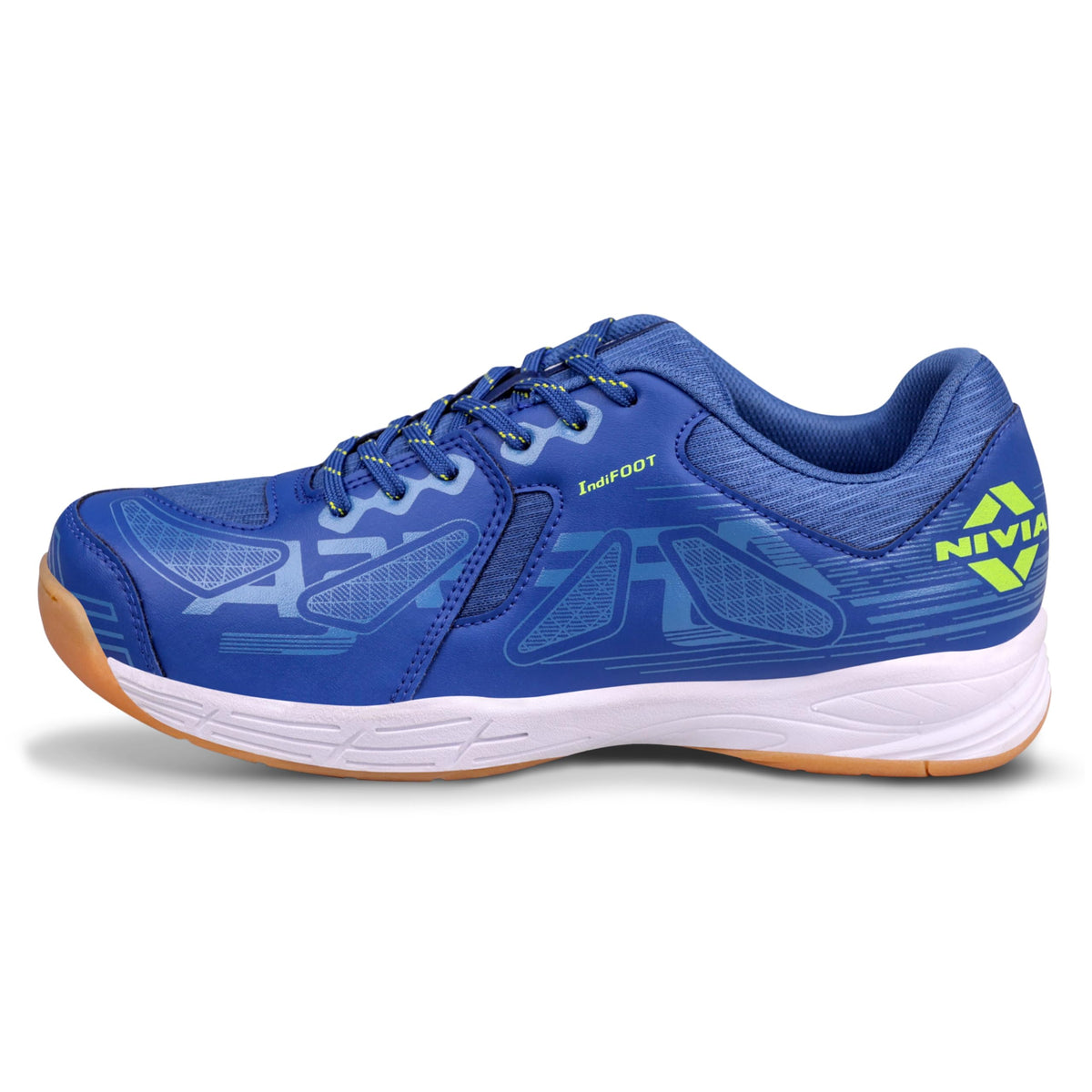Nivia Appeal 4.0 Non-Marking Badminton Shoes for Men, Duofoam Midsole, Hexa-Grip Outsole, Breathable Mesh Upper, Neutral Arch Fit, Lightweight Cushioning & Stability
