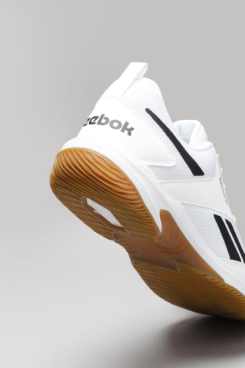 Reebok Men's Badminton Shoes Cushioned Non-Marking Indoor Sports Shoes for Men | Lightweight Flexible Court Shoe | Badminton, Tennis & Indoor Sports | Courtflex M