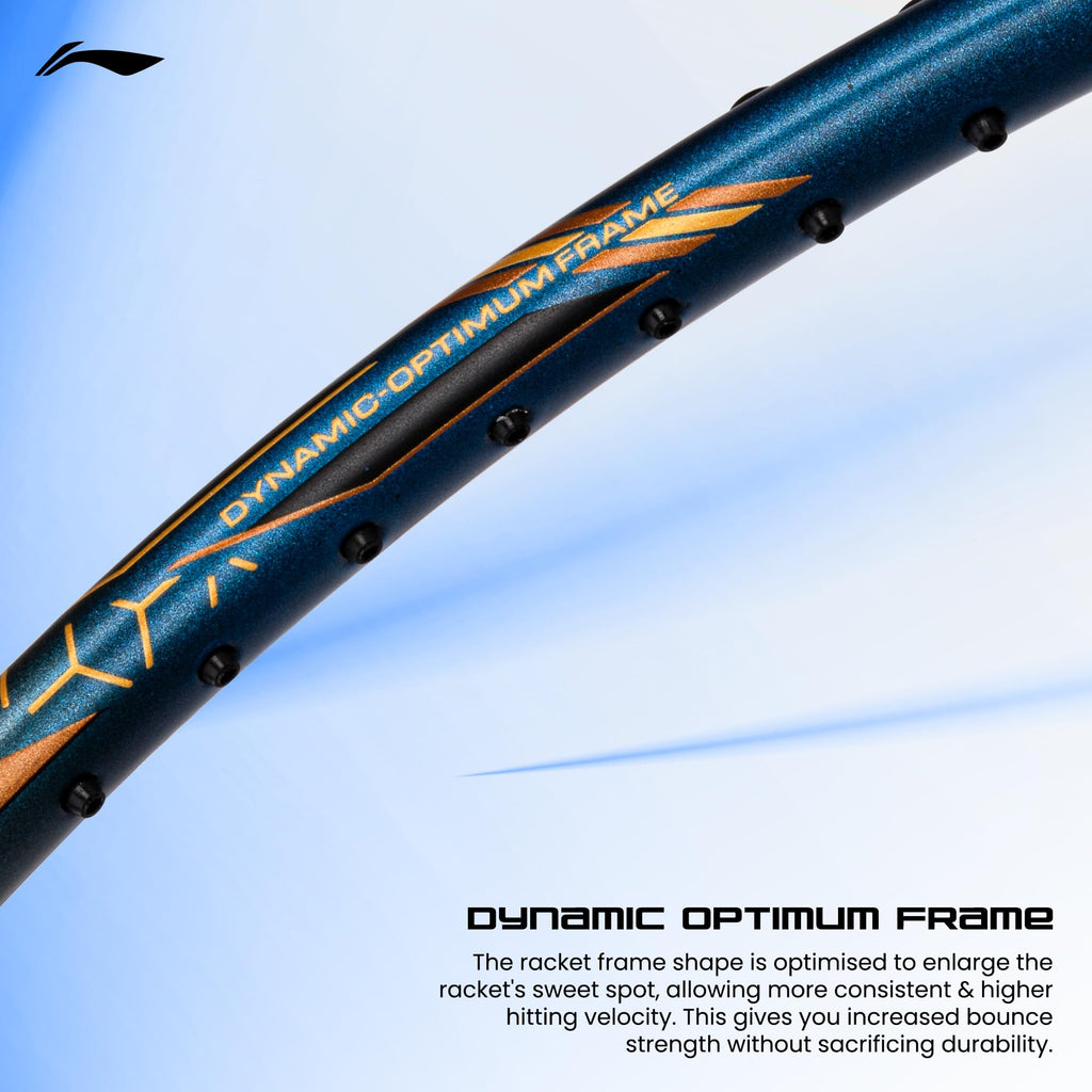 Li-Ning G-Force 5k Superlite Badminton Racket with Full Cover | 78 Grams | Max Tension : ≤30 lbs | Enhanced Control, Fast Swing Speed & Aero Frame Tech