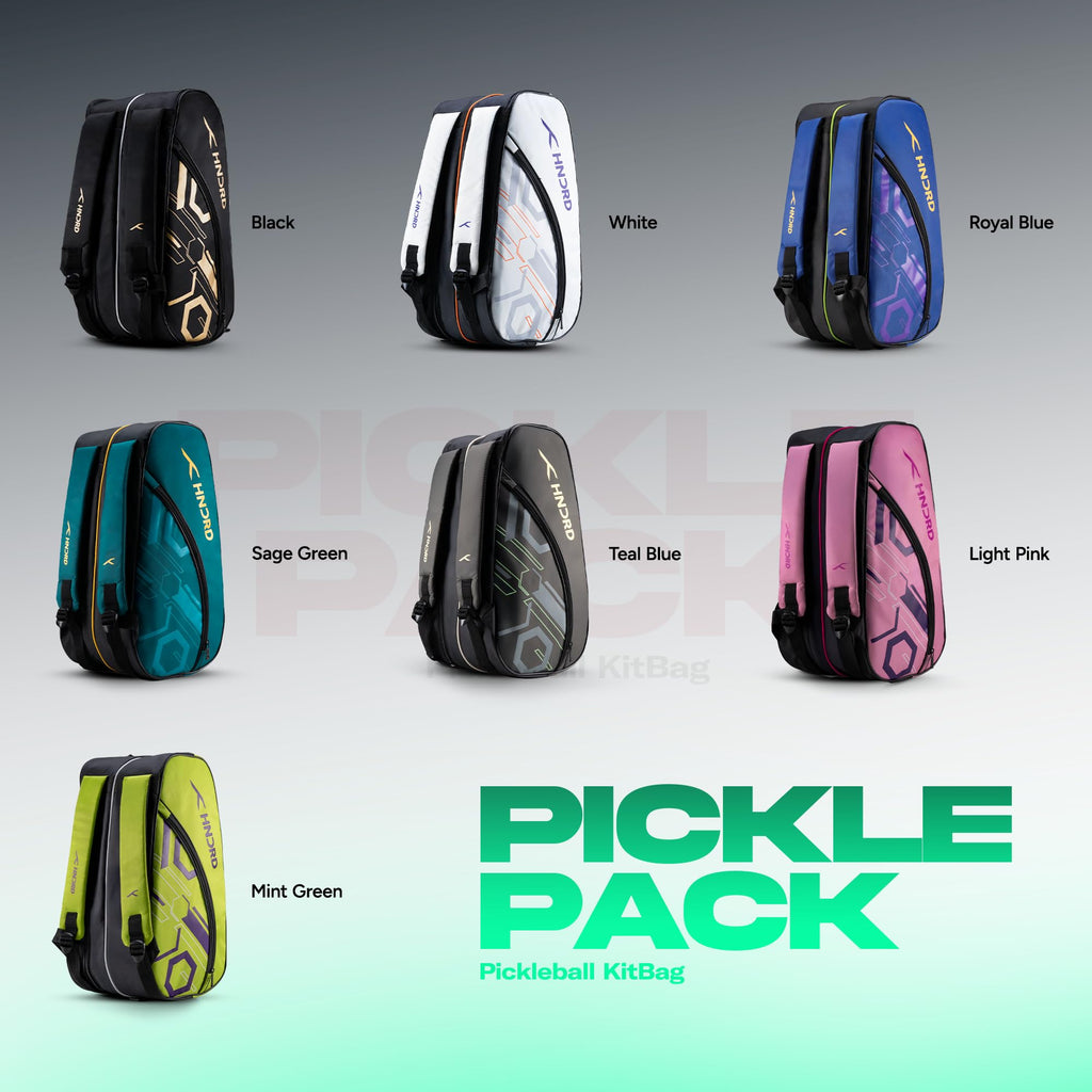 HUNDRED Pickle Pack Pickleball Kit Bag | Spacious Paddle Sports Kit Bag with Large Compartment for Paddles, Shoes & Gear – Ideal for Sports, Gym & Travel | Unisex Design