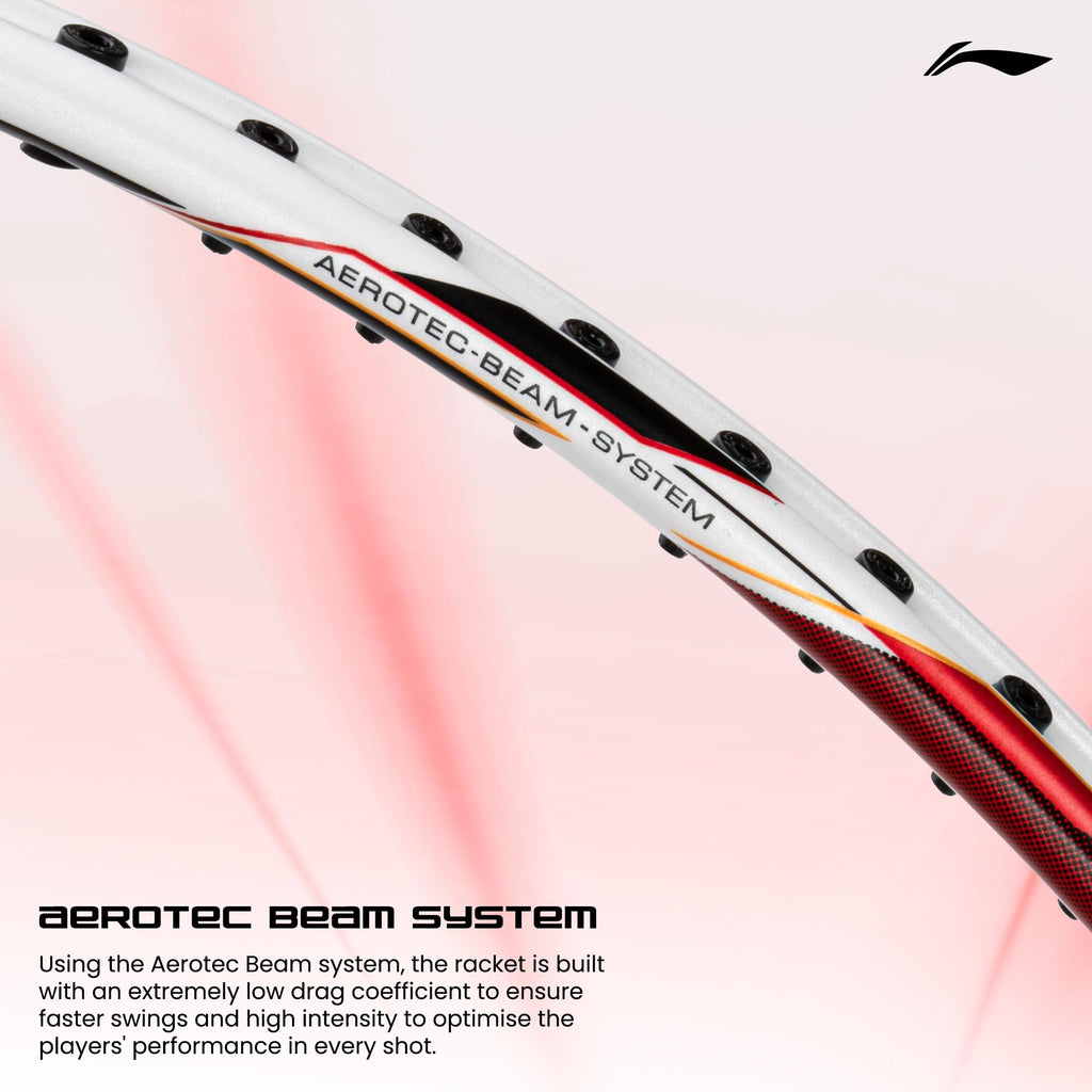 Li-Ning G-Force 5k Superlite Badminton Racket with Full Cover | 78 Grams | Max Tension : ≤30 lbs | Enhanced Control, Fast Swing Speed & Aero Frame Tech