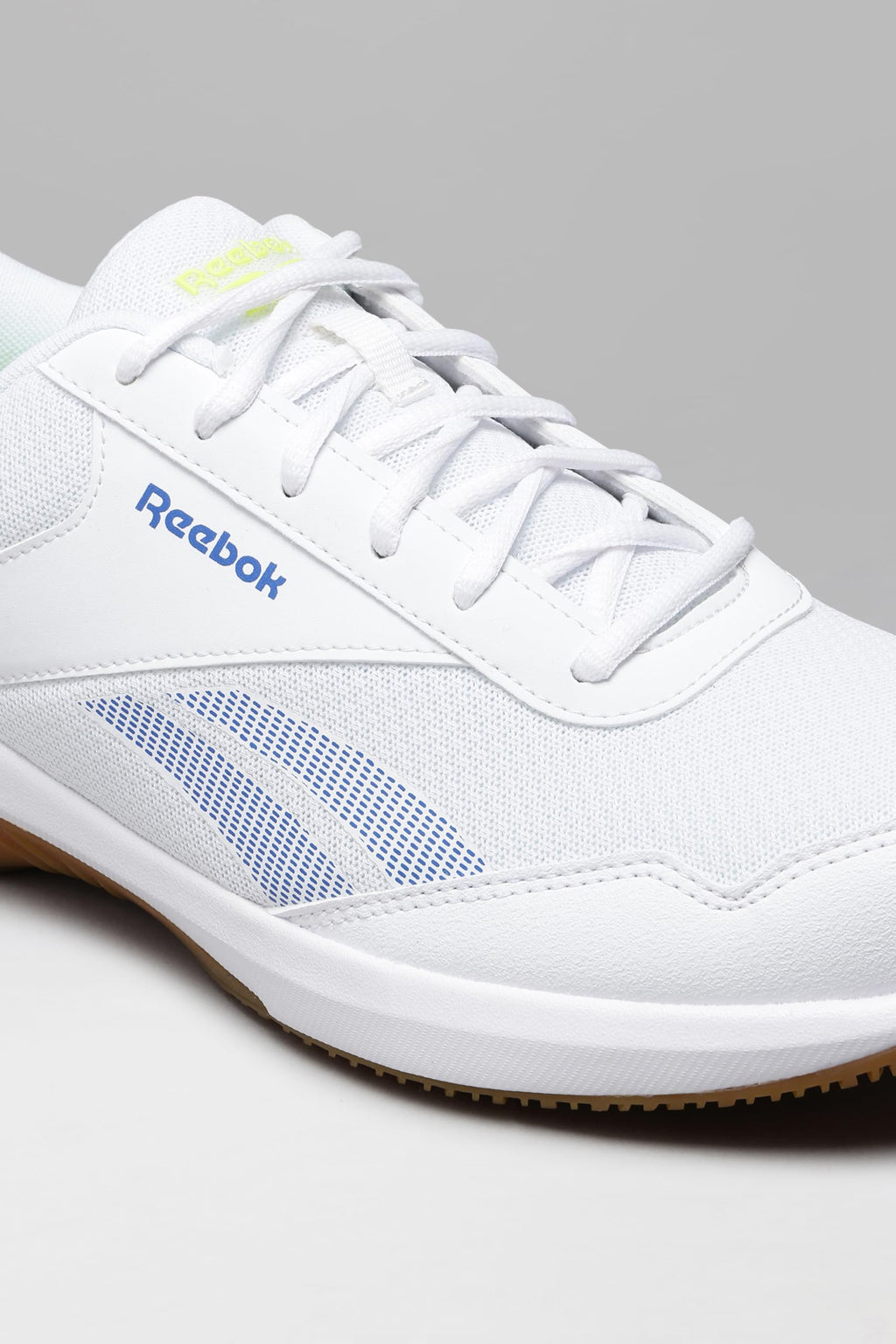 Reebok Men's Badminton Shoes Cushioned Non-Marking Indoor Sports Shoes for Men | Lightweight Flexible Court Shoe | Badminton, Tennis & Indoor Sports | Courtflex M