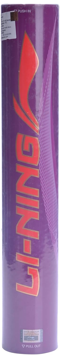 Li-Ning Champ Duck Feather Shuttlecock (White)- Pack of 12