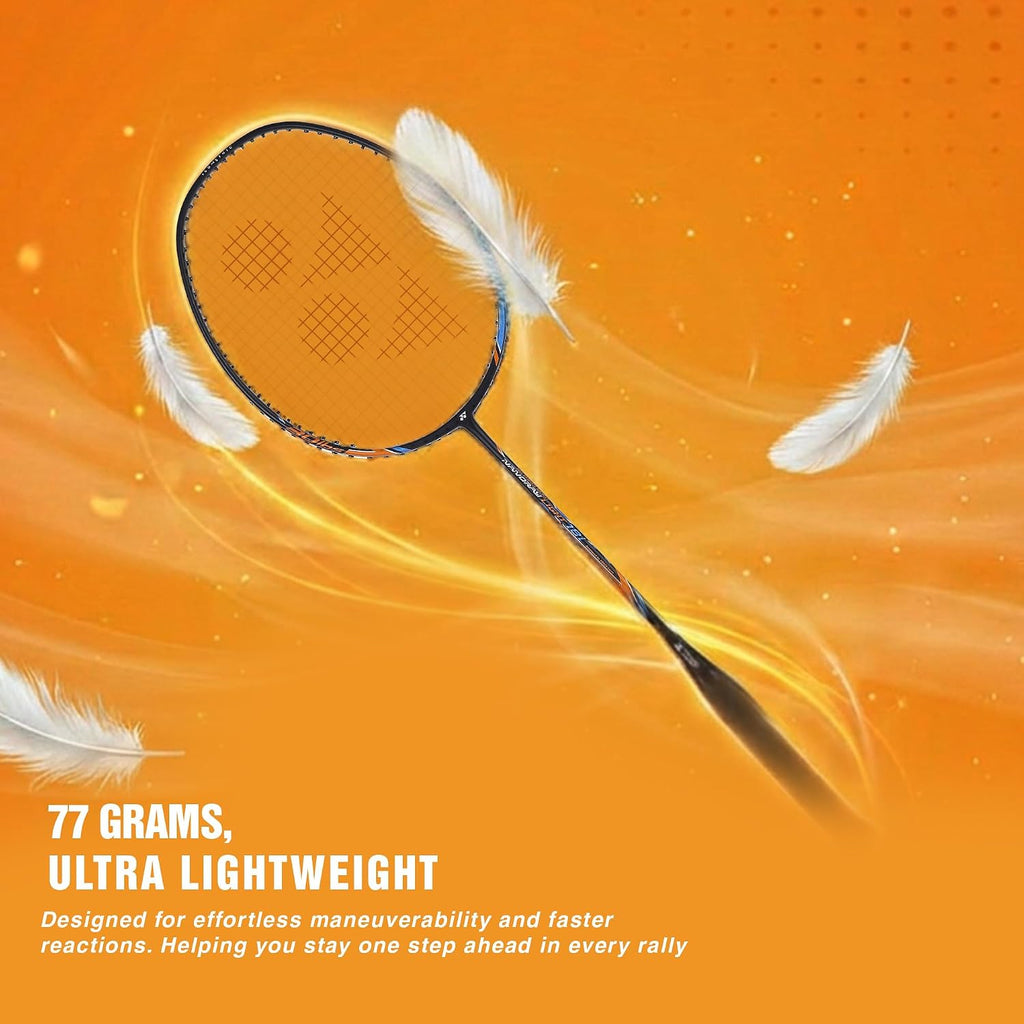 Yonex Nanoray Light 18i Graphite Badminton Racquet with Free Full Cover (77 Grams, 30 Lbs Tension, Black)