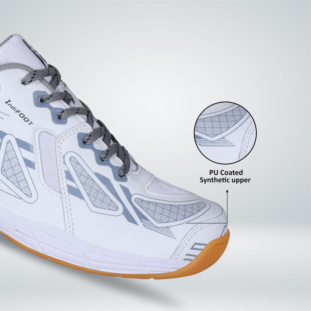 Nivia Appeal 4.0 Non-Marking Badminton Shoes for Men, Duofoam Midsole, Hexa-Grip Outsole, Breathable Mesh Upper, Neutral Arch Fit, Lightweight Cushioning & Stability