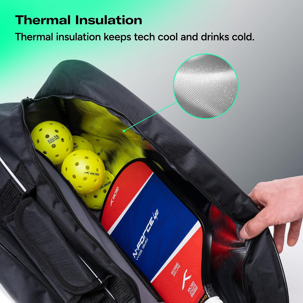 HUNDRED Pickle Pack Pickleball Kit Bag | Spacious Paddle Sports Kit Bag with Large Compartment for Paddles, Shoes & Gear – Ideal for Sports, Gym & Travel | Unisex Design