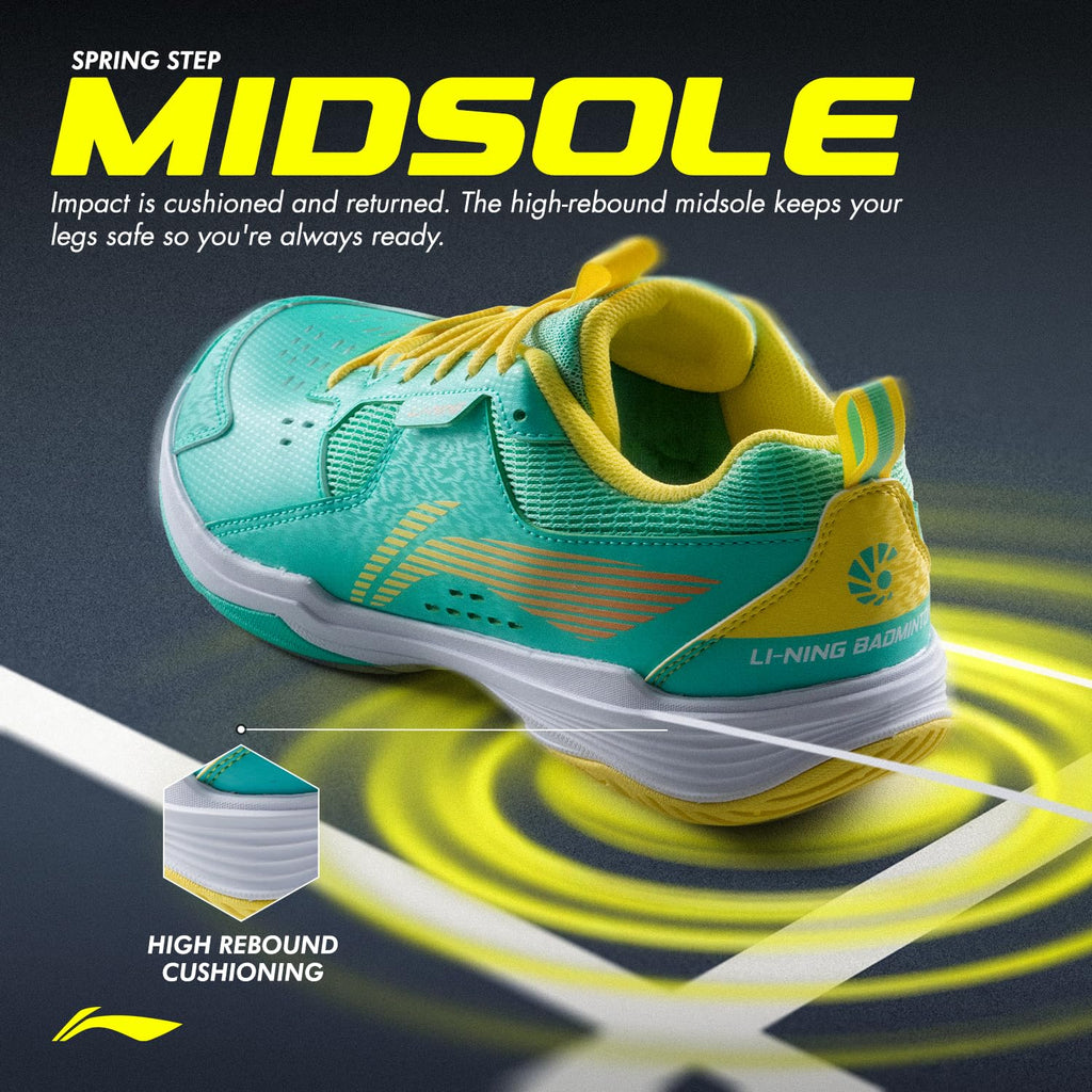 Li-Ning All Round Non Marking Badminton Shoes | All Indoor Sports | Lightweight, Breathable, Grippy & Durable | High Rebound Cushioning | Stable Heel Support