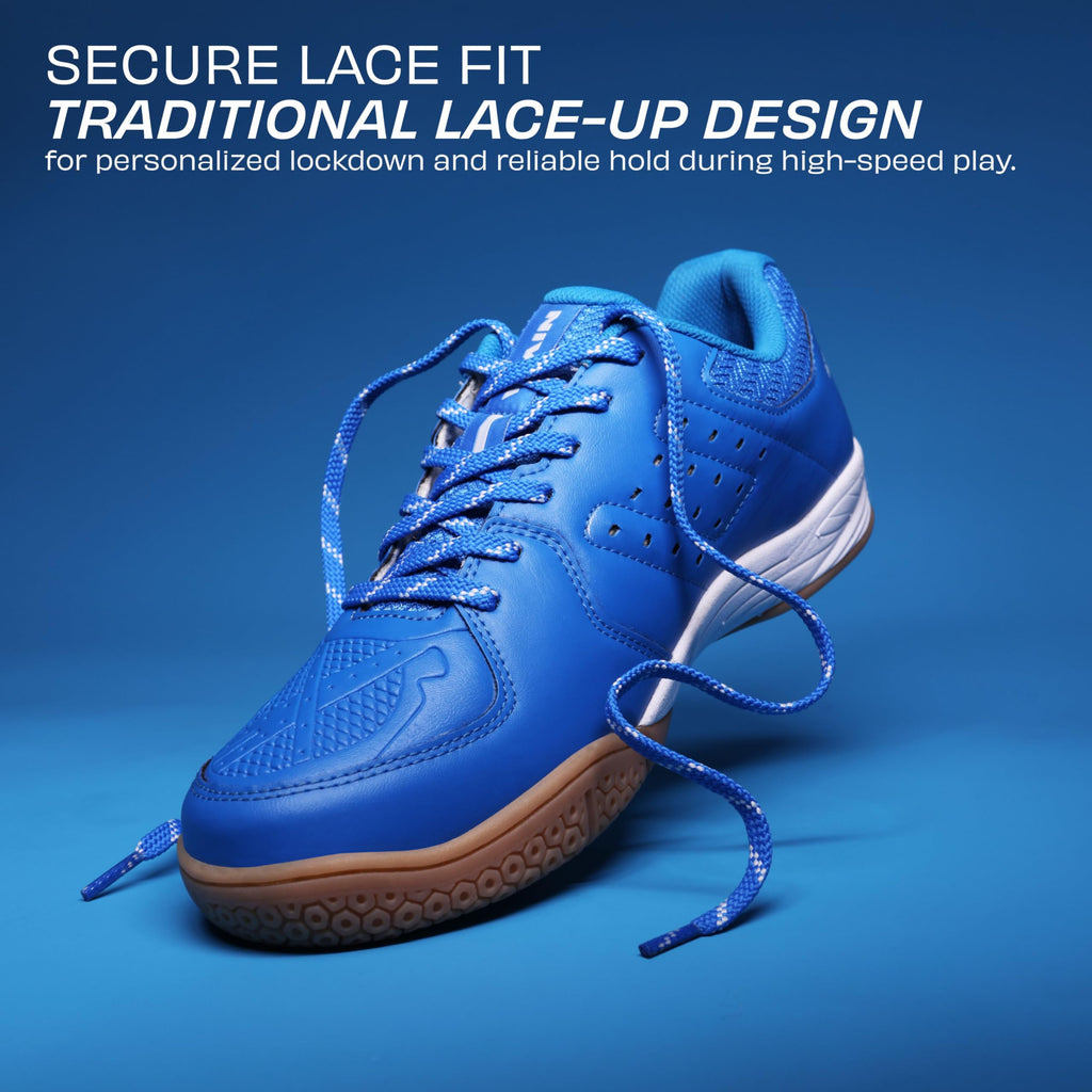 Nivia Appeal 4.0 Non-Marking Badminton Shoes for Men, Duofoam Midsole, Hexa-Grip Outsole, Breathable Mesh Upper, Neutral Arch Fit, Lightweight Cushioning & Stability