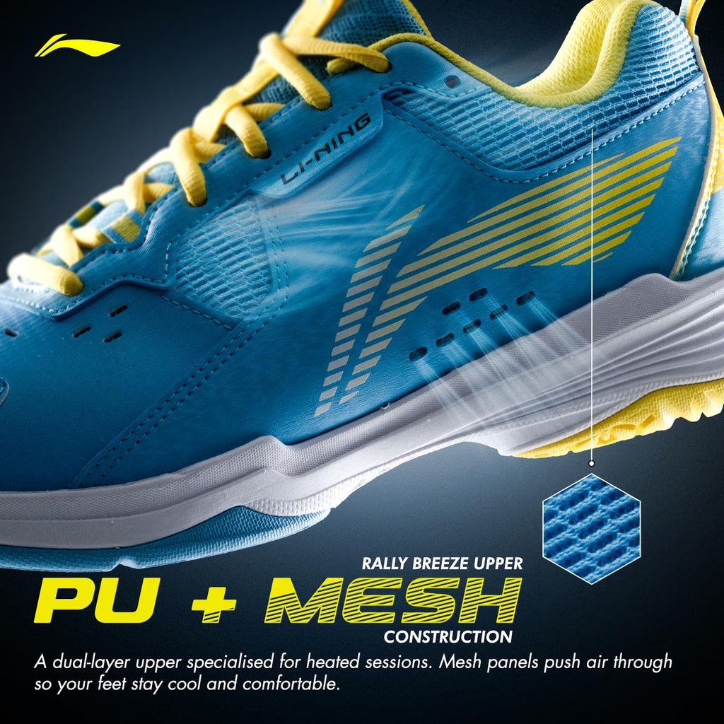 Li-Ning All Round Non Marking Badminton Shoes | All Indoor Sports | Lightweight, Breathable, Grippy & Durable | High Rebound Cushioning | Stable Heel Support