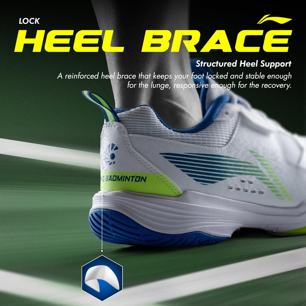 Li-Ning All Round Non Marking Badminton Shoes | All Indoor Sports | Lightweight, Breathable, Grippy & Durable | High Rebound Cushioning | Stable Heel Support