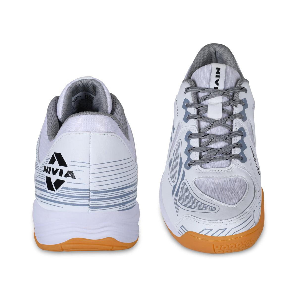 Nivia Appeal 4.0 Non-Marking Badminton Shoes for Men, Duofoam Midsole, Hexa-Grip Outsole, Breathable Mesh Upper, Neutral Arch Fit, Lightweight Cushioning & Stability