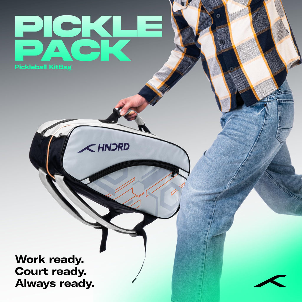 HUNDRED Pickle Pack Pickleball Kit Bag | Spacious Paddle Sports Kit Bag with Large Compartment for Paddles, Shoes & Gear – Ideal for Sports, Gym & Travel | Unisex Design