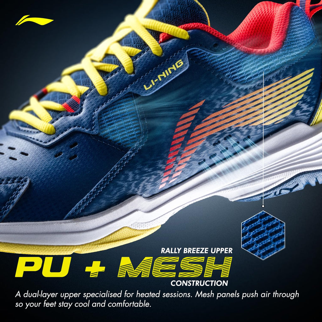 Li-Ning All Round Non Marking Badminton Shoes | All Indoor Sports | Lightweight, Breathable, Grippy & Durable | High Rebound Cushioning | Stable Heel Support