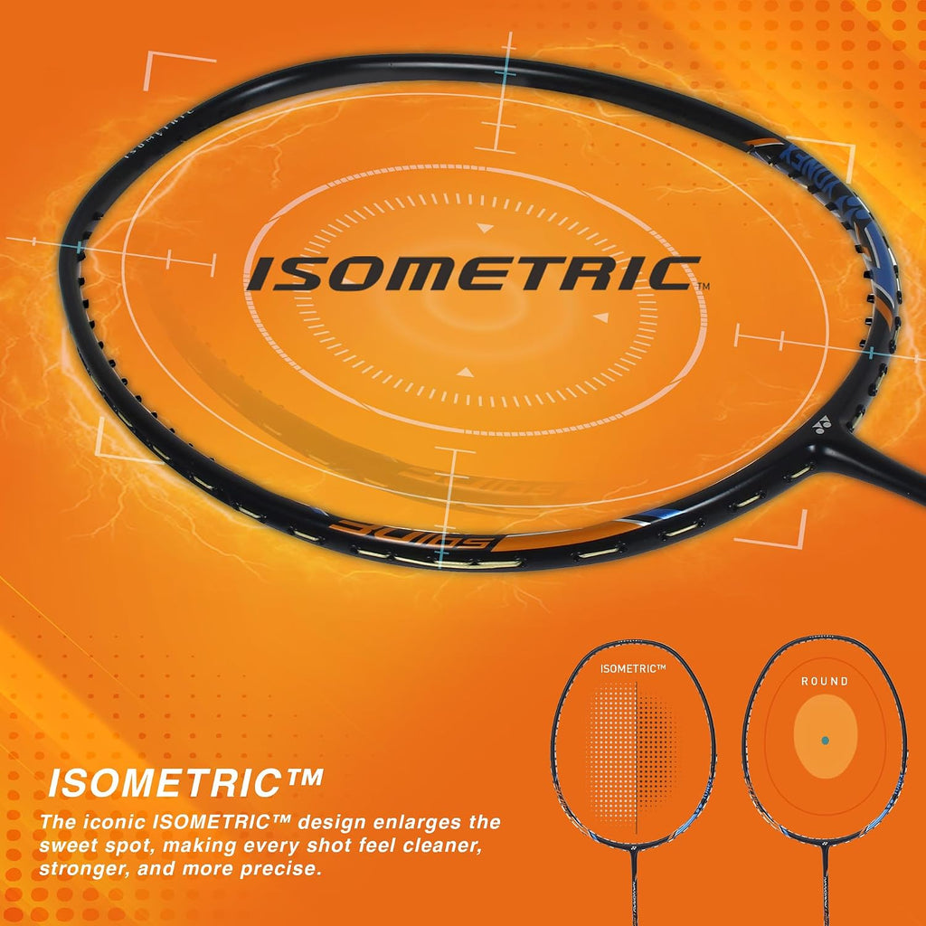 Yonex Nanoray Light 18i Graphite Badminton Racquet with Free Full Cover (77 Grams, 30 Lbs Tension, Black)