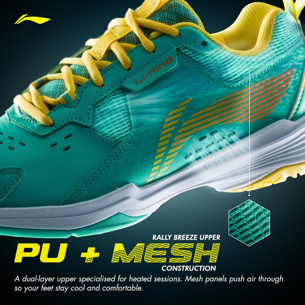 Li-Ning All Round Non Marking Badminton Shoes | All Indoor Sports | Lightweight, Breathable, Grippy & Durable | High Rebound Cushioning | Stable Heel Support