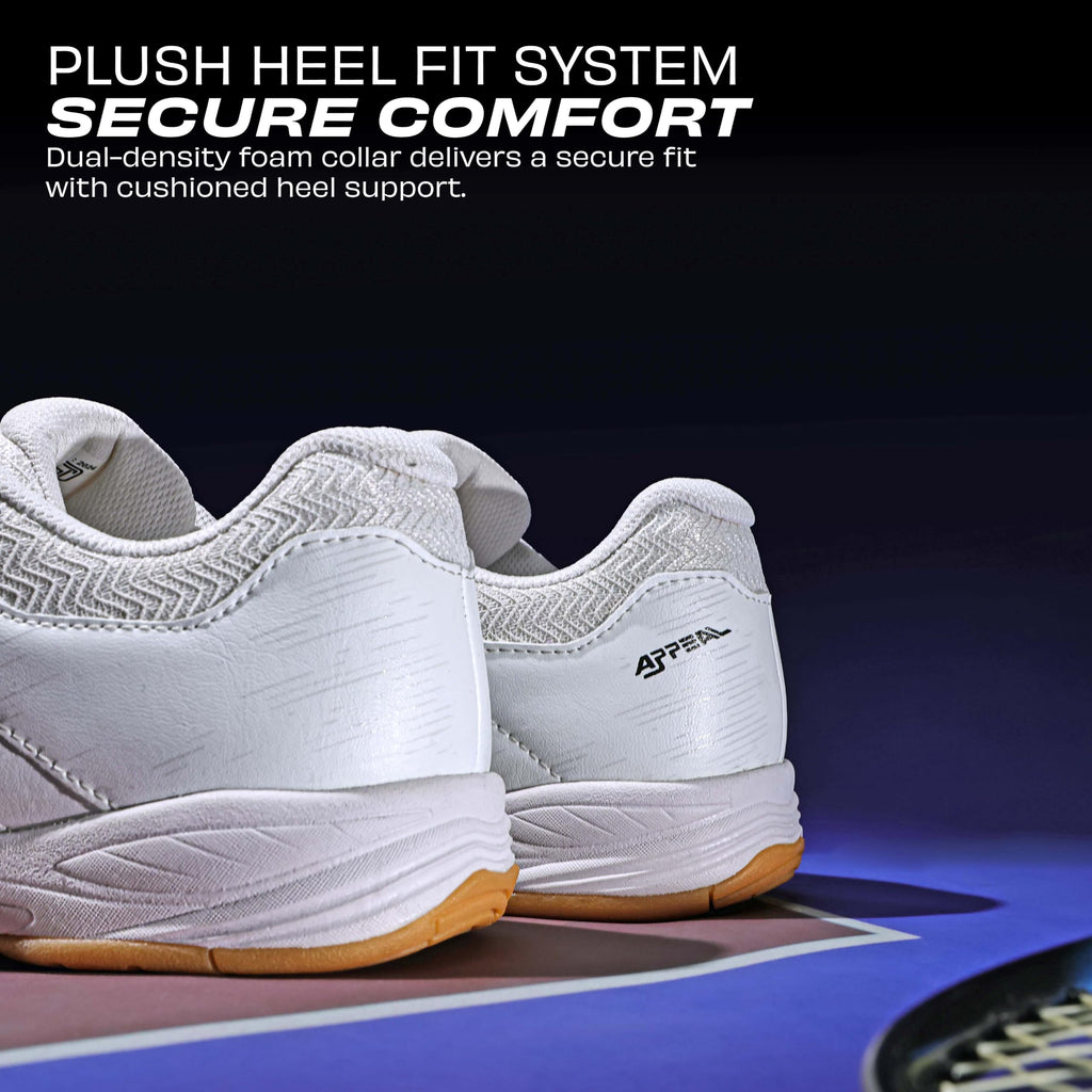 Nivia Appeal 4.0 Non-Marking Badminton Shoes for Men, Duofoam Midsole, Hexa-Grip Outsole, Breathable Mesh Upper, Neutral Arch Fit, Lightweight Cushioning & Stability