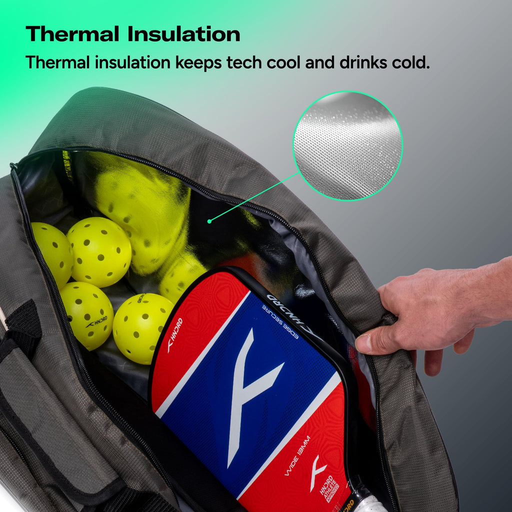 HUNDRED Pickle Pack Pickleball Kit Bag | Spacious Paddle Sports Kit Bag with Large Compartment for Paddles, Shoes & Gear – Ideal for Sports, Gym & Travel | Unisex Design